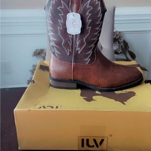 LIV Brown Cowboy Boots